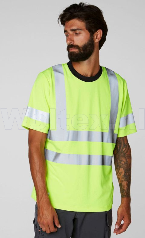 Helly Hansen T-shirts Addvis 79092 HiVis fluo-geel(360)